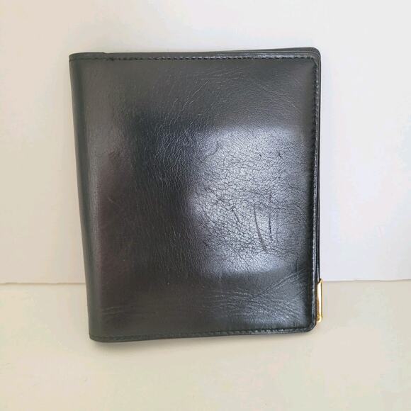 Givenchy Men's Card Bill Coin Holder Wallet Bifold Leather Medium Black Retro - Picture 2 of 13